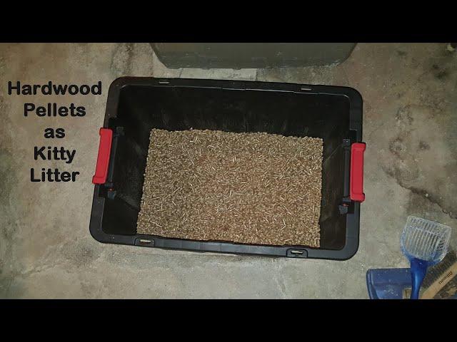 Cat Litter using Wood Pellets