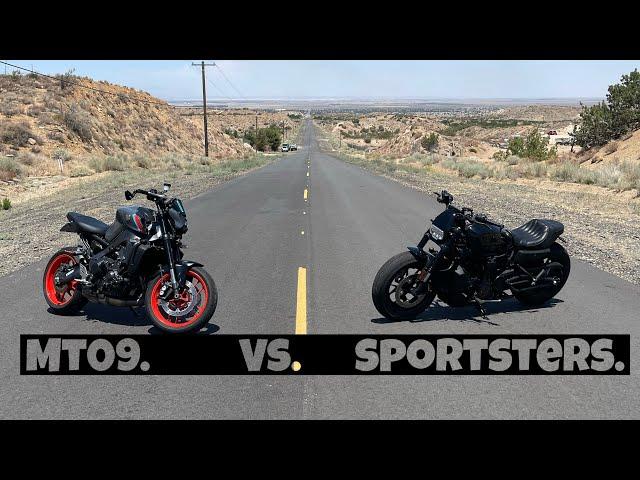 Harley Davidson Sportster s vs Yamaha mt09