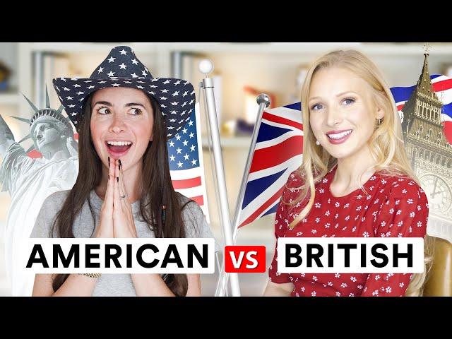 BRITISH vs AMERICAN ENGLISH | Pronunciation Comparison!