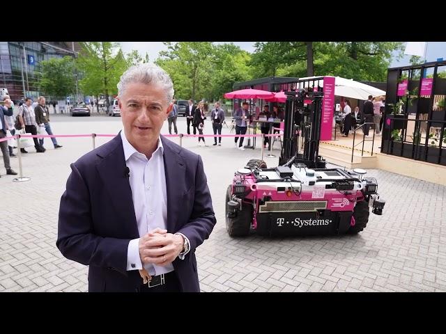 Adel Al-Saleh @ Hannover Messe 2022 | Telekom Collaboration Hub | T-Systems