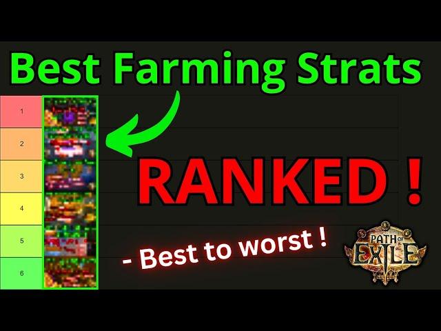 [3.25] Ranking of the Best Farming Strategies on POE ! All tested and with Guides ! Best to worst !