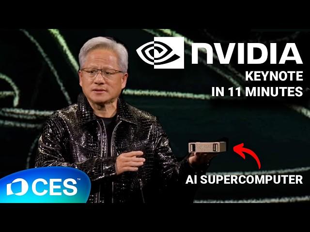 NVIDIA Keynote at CES 2025: Everything Revealed in 11 Minutes