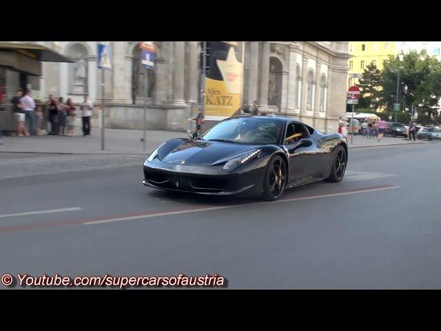 Ferrari 458 Italia Hard Accelerations in City