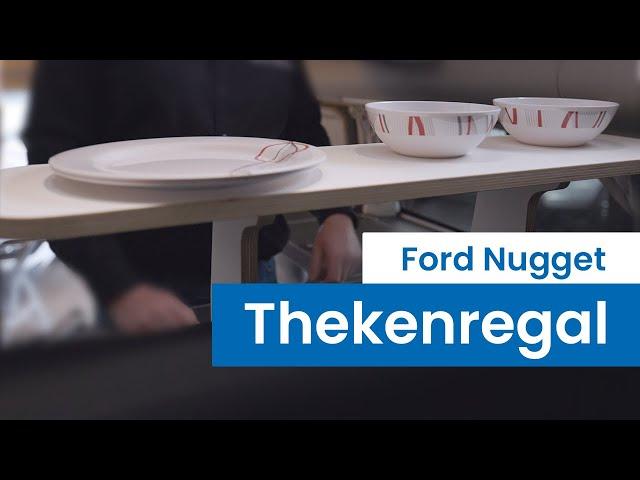 Ford Nugget: Küchenregal / Küchentheke zusätzlich Ablage www.nuggetshop24.de