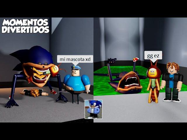 ESCAPA DE SHIN SONIC OBBY MOMENTOS DIVERTIDOS (ROBLOX)