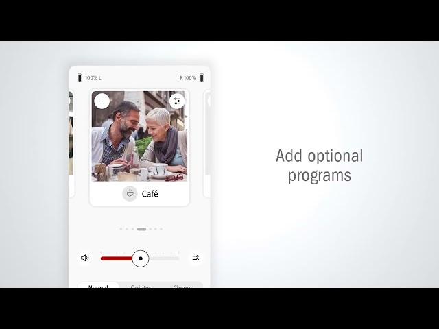 Personalize your hearing aids with the HANSATON stream remote App!