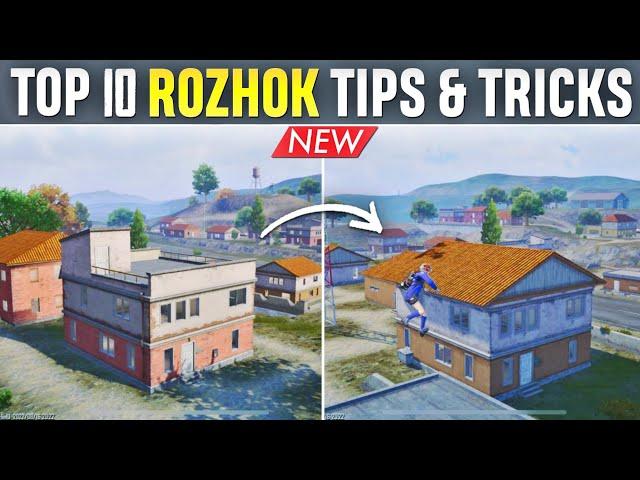 TOP 10 ROZHOK NEW TIPS AND TRICKS IN BGMI || ROZHOK TIPS AND TRICKS TO WIN EVERY FIGHT IN BGMI/PUBG