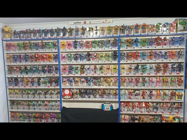 Petes Popculture Amiibo Wall Tour! Massive Nintendo Amiibo Figure Collection!