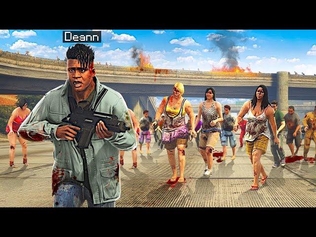 Đại Dịch ZOMBIE Khổng Lồ Tấn Công TÔI Trong GTA 5.. (Cứu)