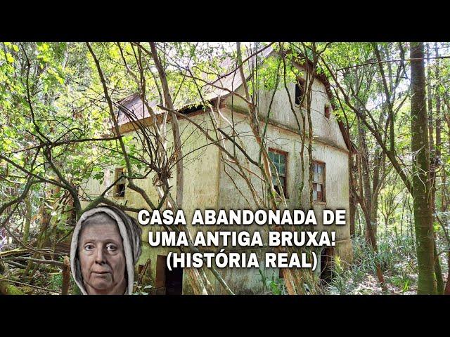 Casa abandonada de uma antiga bruxa escondida na floresta (história real)