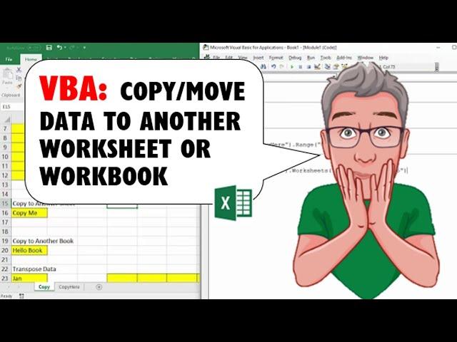 Excel VBA to Copy/Move Data Within Sheet, to Another Sheet or Another Workbook