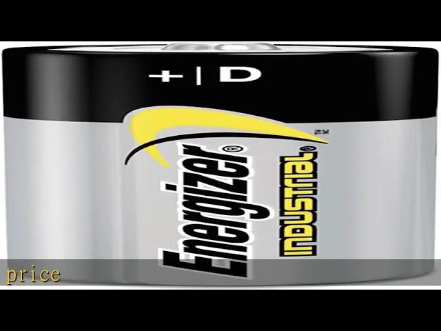 12pk Energizer D Industrial Battery Commercial Only