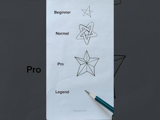 How to draw star  #shorts #craft #art #drawing #crafts #christmas