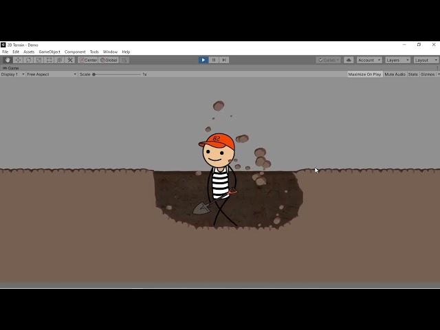 2D Destructible Terrain In Unity