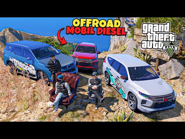 Offroad Mobil Pajero Cumi Darat Ke Gunung Tertinggi Di GTA 5 Roleplay