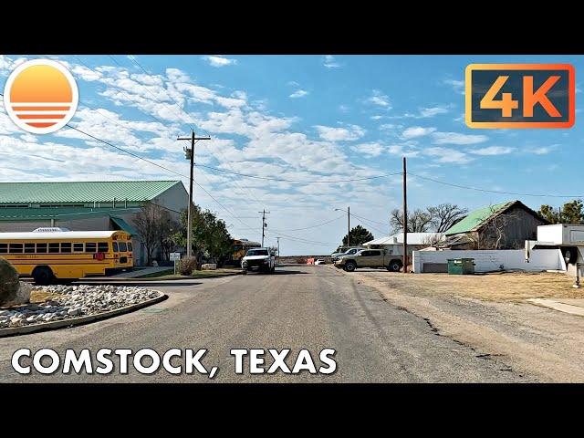 Comstock, Texas! Drive with me through a Texas town!