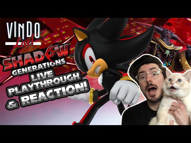 Shadow Generations - LIVE, BLIND PLAYTHROUGH! SPOILER WARNING! - Vindo Live! - #61