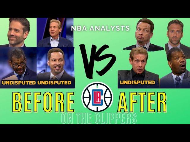 Media before vs after the Clippers lost (Extended Version)