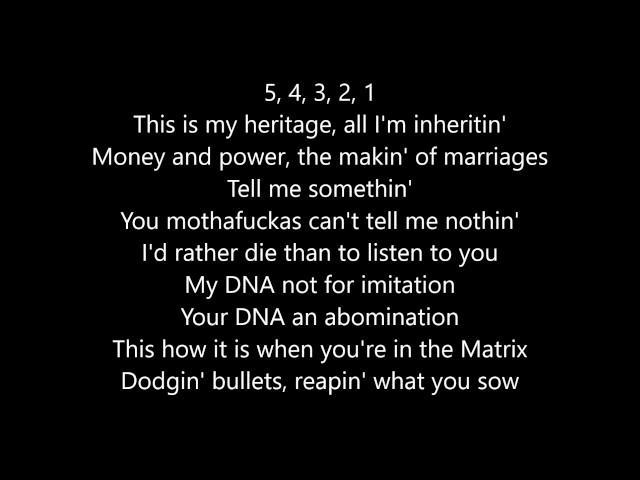 Kendrick Lamar - DNA Lyrics