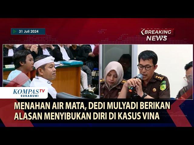 Menahan Air Mata, Dedi Mulyadi Berikan Alasan Menyibukan Diri di Kasus Vina Dalam Sidang PK