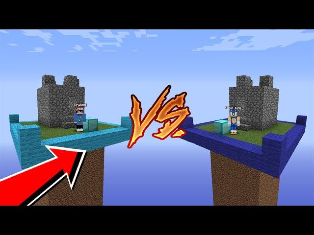 DRYTENT SKY BLOKI VS FASTER SONIC SKY BLOKI | Drytent MINECRAFT