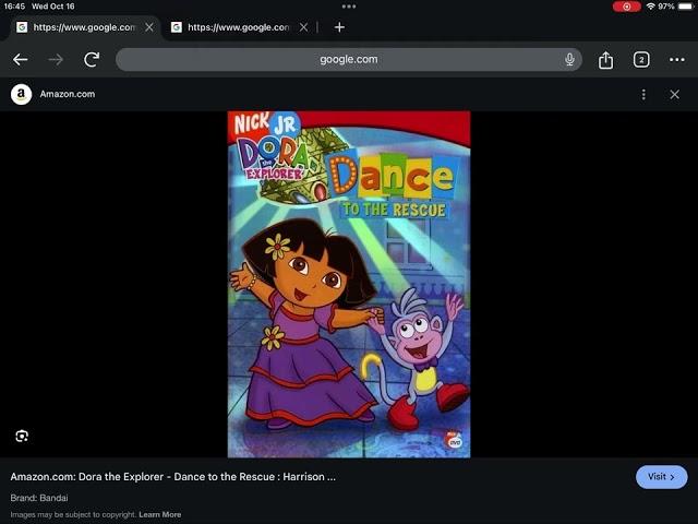 Happy Late 19th Anniversary to Dora the Explorer Dance to the Rescue (2005)