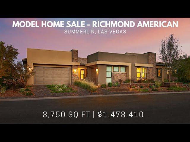 [Las Vegas Home Tour] Richmond American Model Home | 3,750 sq ft | $1,473,410 | 모델홈 세일