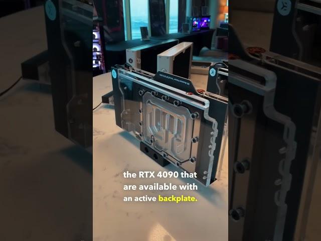 The @EKbyLMTEK Quantum Vector2 Water Block with active backplate!