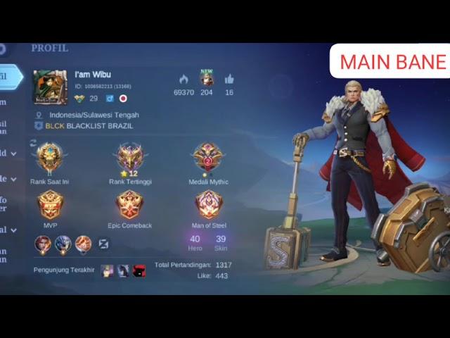 Main bane #bane #mobilelegends #easygame #mlbb #winstreak