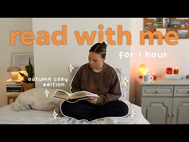 1 hour read with me *cozy reading at home* 