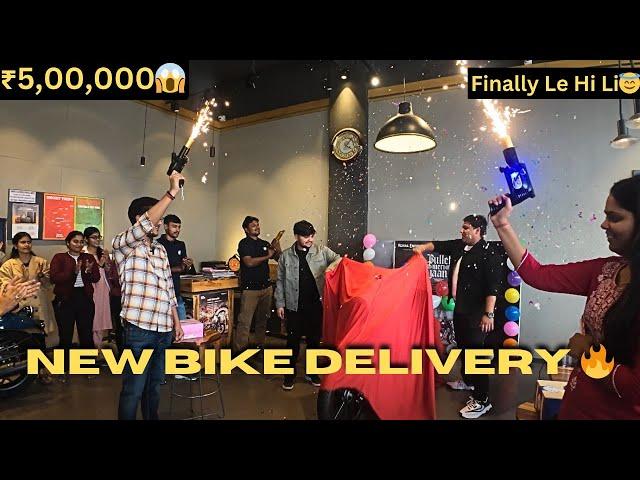 Taking Delivery Of New Bike| Finally bhai ka sapna pura hua | Royal Enfield ️ | #bike #vlog