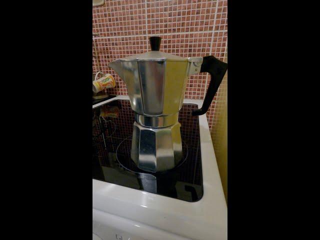 How to use a stove top coffee pot | #Shorts