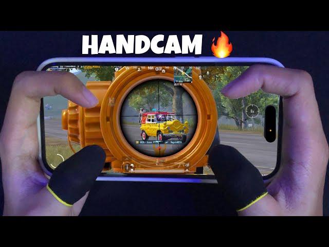 120 FPS + 4 Finger Gyroscope !?  HANDCAM iPhone 14 Pro  PUBG Mobile