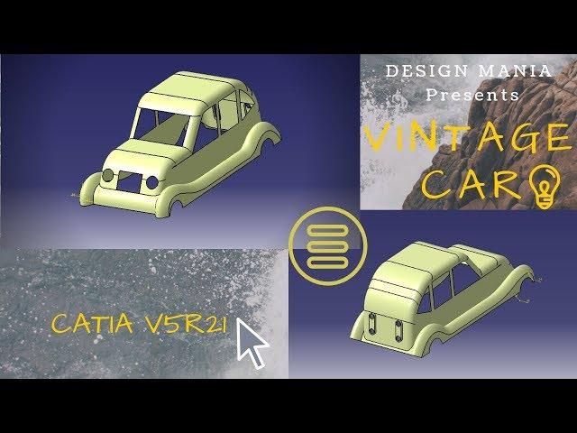 CATIA V5R21 ! Designing of a Car. #cardesign,#catiatutorial,#design,#howtodesignacarbodyusingcatia