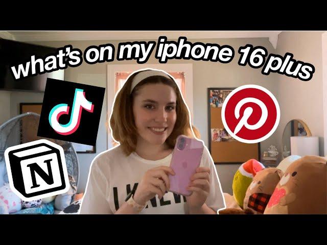 what’s on my iphone 16 plus 