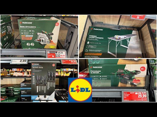 LIDL BRICOLAGE PARKSIDE - GRAND STOCK DISPONIBLE - BONS PLANS