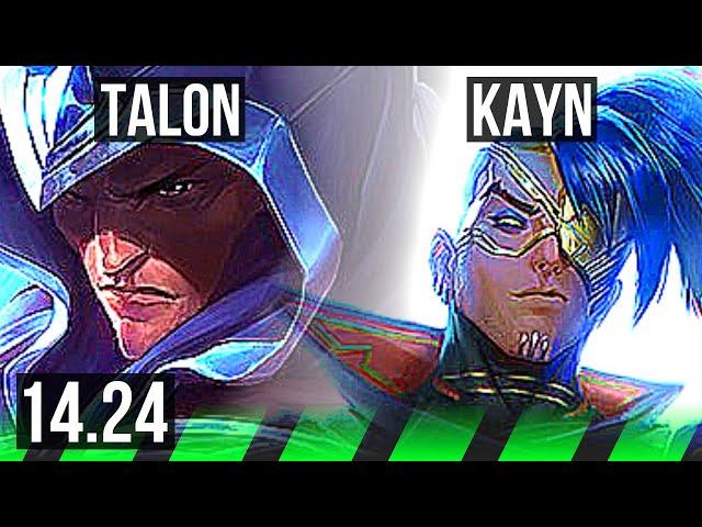 TALON vs KAYN (JGL) | 900+ games, Rank 9 Talon | BR Grandmaster | 14.24