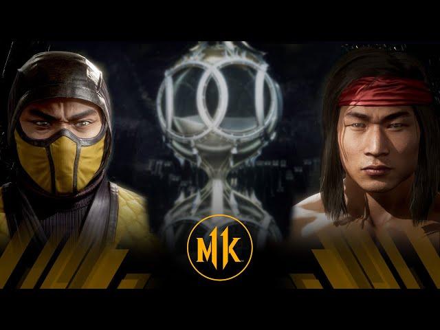 Mortal Kombat 11 - 'Klassic' Scorpion Vs 'Klassic' Liu Kang (Very Hard)