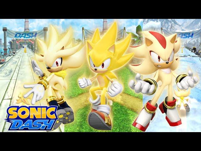 Sonic Dash (iOS) - Super Sonic vs. Super Shadow vs. Super Silver