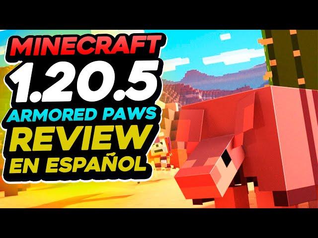 Minecraft 1.20.5 Armored Paws - REVIEW COMPLETA en español