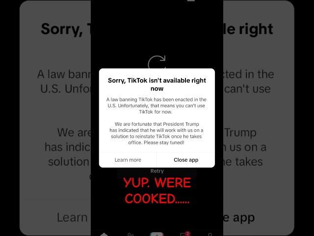Rip TikTok...