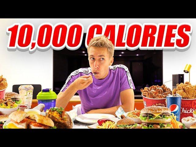 I ATTEMPTED TO EAT 10,000 CALORIES IN 24 HOURS (CHALLENGE)