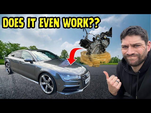 I PUT A £13,000 ENGINE INTO A £10,000 AUDI A7 PT.2