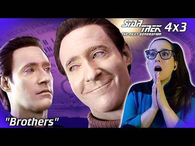 Star Trek: The Next Generation 4x3 Brothers REACTION