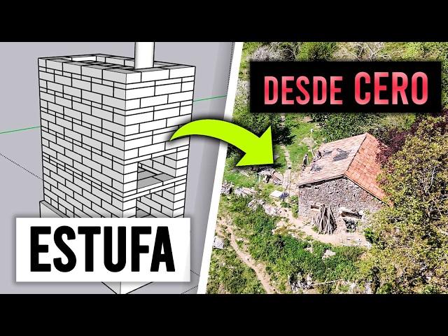 #48  Así hemos hecho una ESTUFA RUSA en la CABAÑA de Piedra ABANDONADA (Más de 150 años)