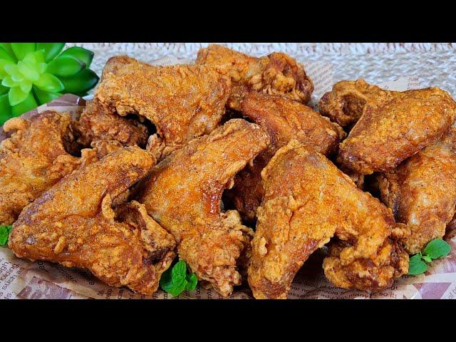 Make these fried chicken wings once and you'll be making them forever! So delicious  2 RECIPES