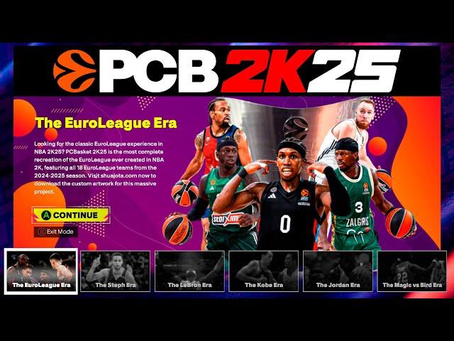 PCBASKET 2K25: HOW TO SET UP EUROLEAGUE ROSTER IN NBA 2K25