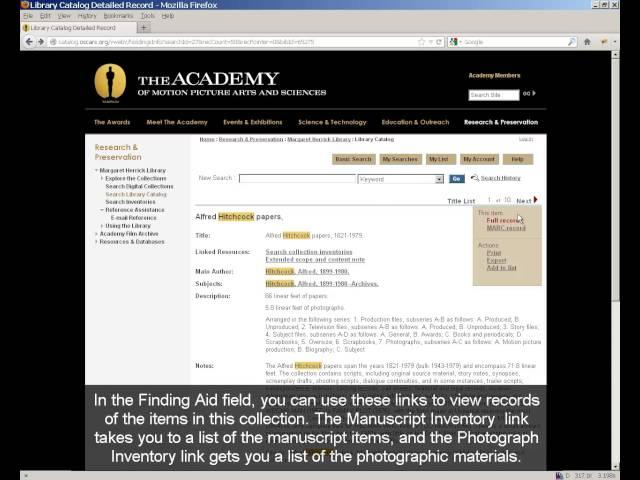 How to Search the Academy's Library Catalog