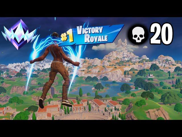 High Elimination Solo Ranked Win Gameplay (Fortnite Chapter 5 Season 2)