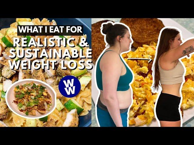 What I Eat In A Day For WEIGHT LOSS | WeightWatchers | HEALTHY, realistic & sustainable weight loss